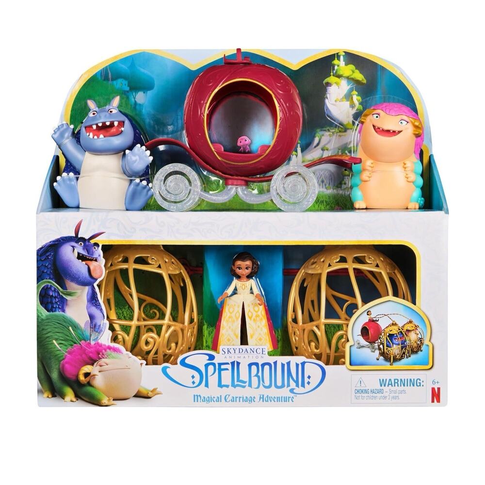 Spellbound Magical Carriage Adventure Set & 3 Collectible Action Figures Playset